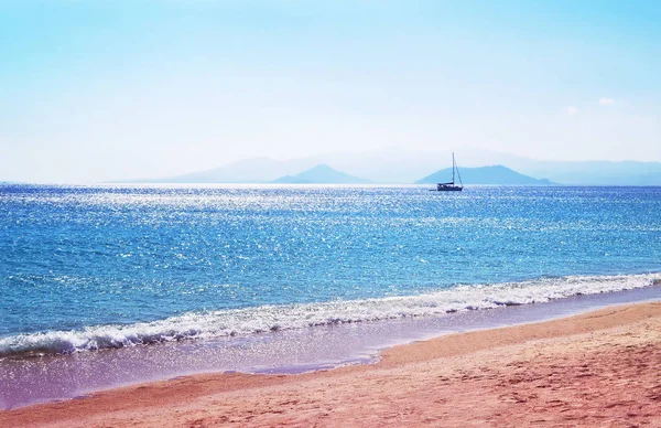 Playa en la isla de Naxos Grecia — Foto de Stock
