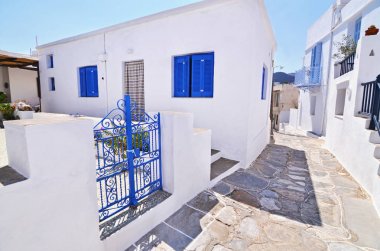 geleneksel evleri Sifnos Adası Yunanistan