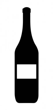 boş etiket ile içecek şişe