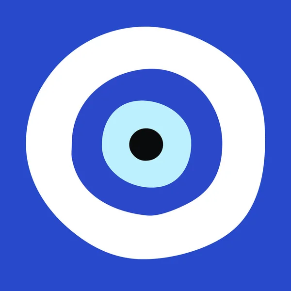 Griechischer Vektor des bösen Auges - Symbol des Schutzes — Stockvektor