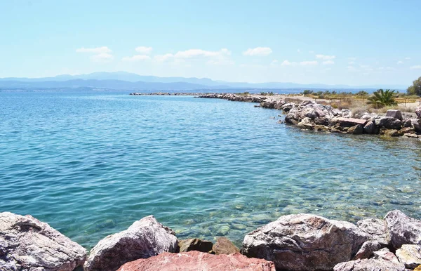 Sueños isla playa en Eretria Euboea Grecia — Foto de Stock