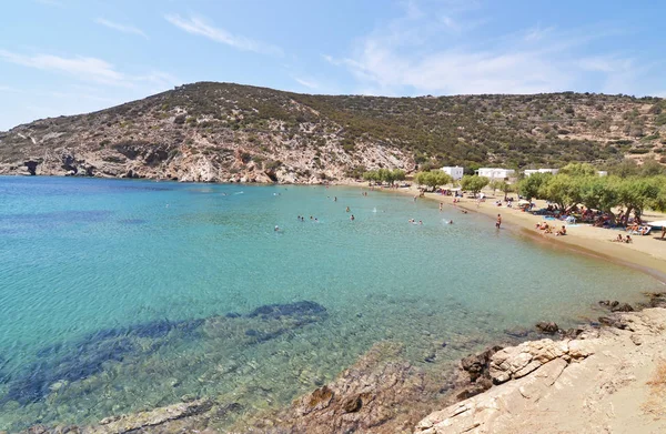 Landschaft von Faros Strand auf Sifnos Insel Kykladen Griechenland — Stockfoto