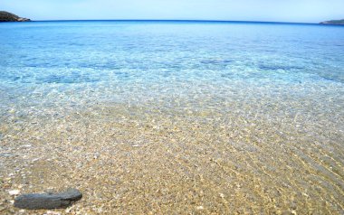 Ege Denizi manzara Andros Adası Yunanistan