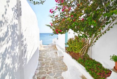 Sifnos Island Kiklad Adaları Yunanistan geleneksel mimarisi