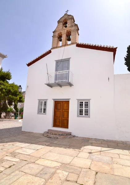 Traditionele kapel at Hydra eiland Griekenland — Stockfoto