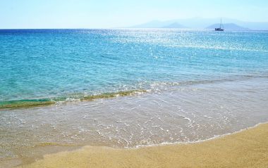 Nakşa Adası Kiklad Adaları Yunanistan Orkos beach