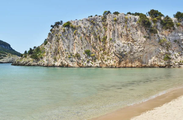 Voidokilia beach Peloponnesos Messinia Griekenland — Stockfoto