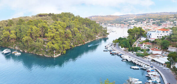 Ландшафт Гайос остров Паксос Греция
