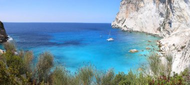 Erimitis beach Paxos Adası Yunanistan