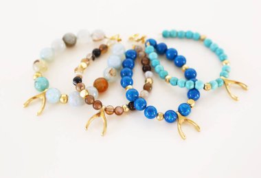 akik taş bilezik altın lades kemiği ile