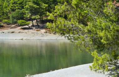 Beletsi Gölü Attica Yunanistan