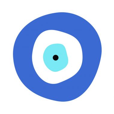 Yunan nazar vektör - koruma simgesi