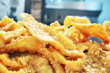 hos veya thiples geleneksel Yunan Noel tatlısı - bal ile şekerli tatlı simgesi