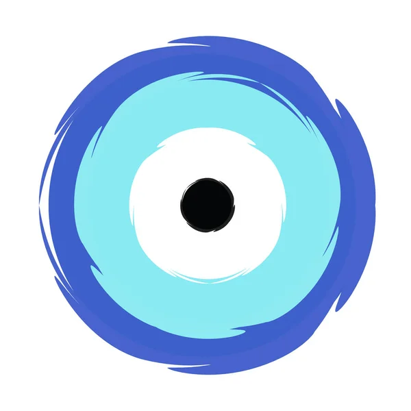 Grecesc albastru rău ochi vector — Vector de stoc