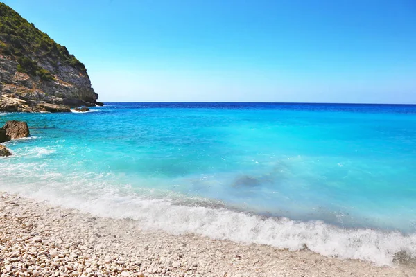 Táj Erimitis Beach Paxos Jón Szigetek Görögország — Stock Fotó