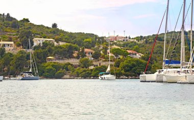 manzara Paxos İyonya Adaları Yunanistan