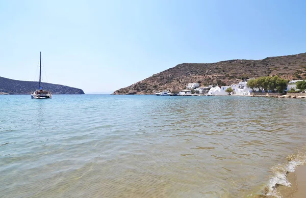 Plage Vathi Sifnos Île Des Cyclades Grèce — Photo