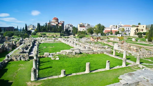 Antiguo Cementerio Atenas Kerameikos Grecia —  Fotos de Stock
