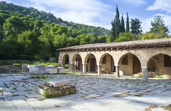 Daphni Monastery Athens Greece Old Orthodox Greek Monastery — Stock Photo, Image