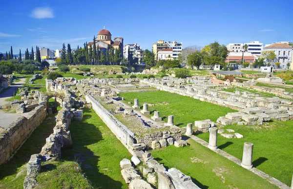 Antiguo Cementerio Atenas Kerameikos Grecia —  Fotos de Stock