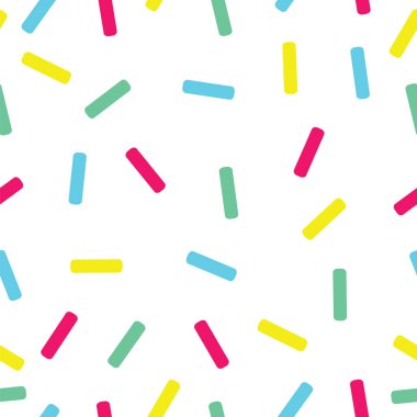 Soyut renkli şekillere sahip kusursuz desen