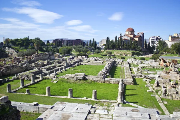 Atens Gamla Kyrkogård Kerameikos Grekland — Stockfoto