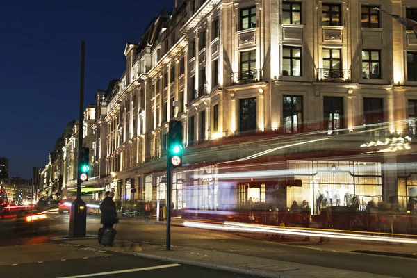 Londres United Kindom Octubre 2018 Fotografía Nocturna Ciudad Londres Reino —  Fotos de Stock