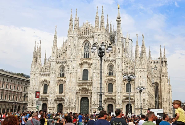 Milan Italy May 2018 Piazza Duomo Milan City Cathedral Square — Foto de Stock