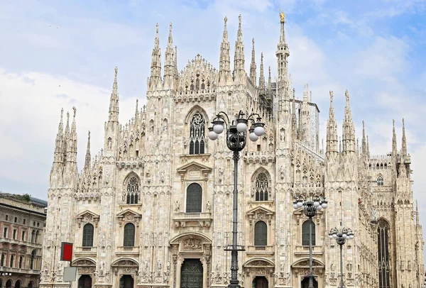 Catedral Milán Catedral Duomo Milán Ciudad Italia — Foto de Stock