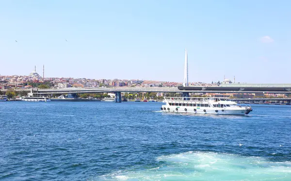 Istanbul City Scenery Seen Bosphorus Turkey — Stock Photo, Image