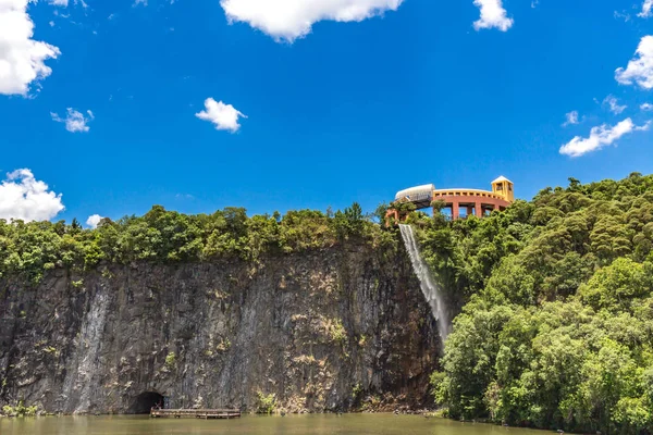 Tangua Park manzarası. Curitiba, Parana/Brezilya