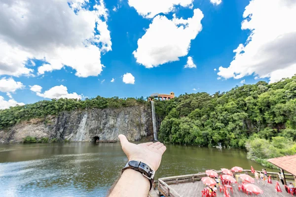 Vista do Parque Tangua. CURITIBA, PARANA / BRASIL — Fotografia de Stock