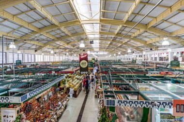 Curitiba, Parana/Brezilya - 28 Aralık 2016: Curitiba Ortak Pazar