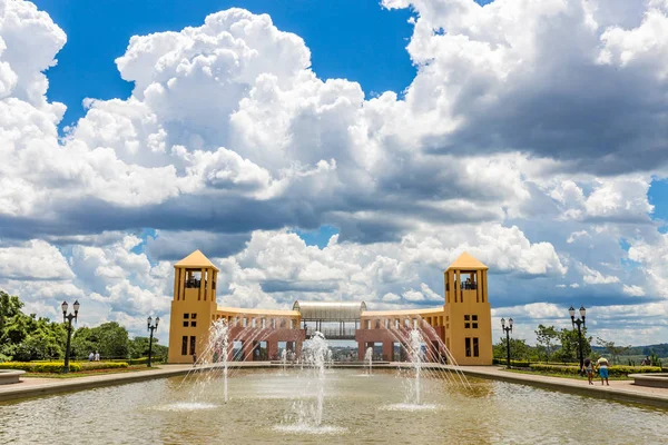Tangua Park manzarası. Curitiba, Parana/Brezilya