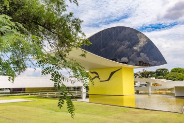 CURITIBA, PARANA/BRAZIL - DECEMBER 28 2016: Oscar Niemeyer Museu