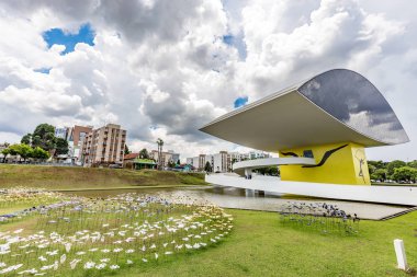 CURITIBA, PARANA/BRAZIL - DECEMBER 28 2016: Oscar Niemeyer Museu