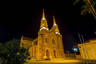 Sao Domingos church. Uberaba, Minas Grerais - Brazil clipart
