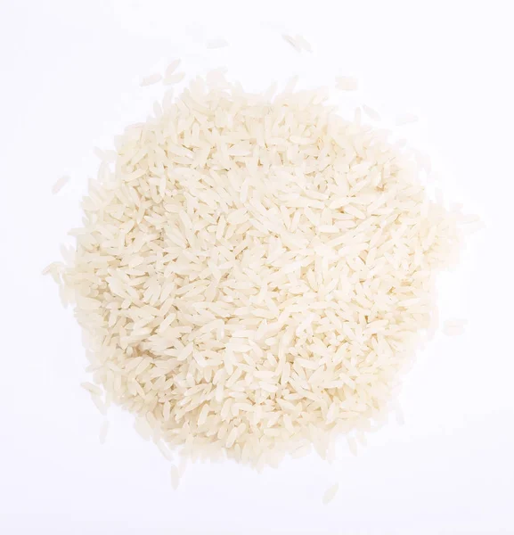 Syrové rýže izolovaných na bílém pozadí — Stock fotografie