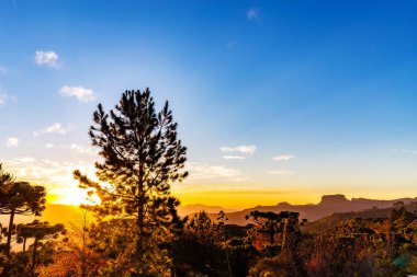 Campos, Jordao, Brezilya 'yı yapıyor. Pedra do Bau görünümü