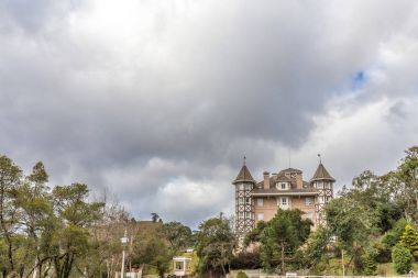 Campos do Jordao, Brezilya. Tipik Bina İnşaatı