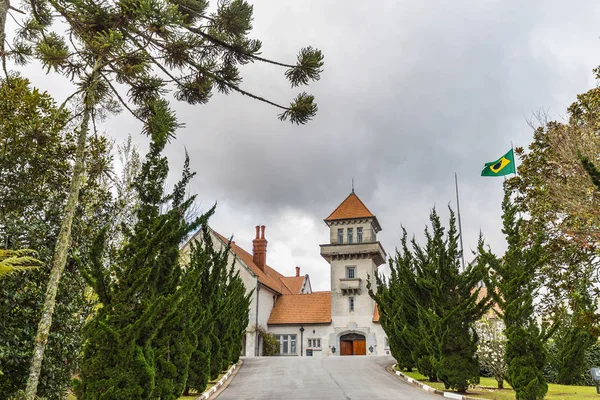 Campos Do Jordao, Brezilya - 03 Temmuz 2017: Hükümet devlet Sarayı