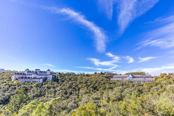 Campos do Jordao, Brezilya. Tipik Bina İnşaatı 