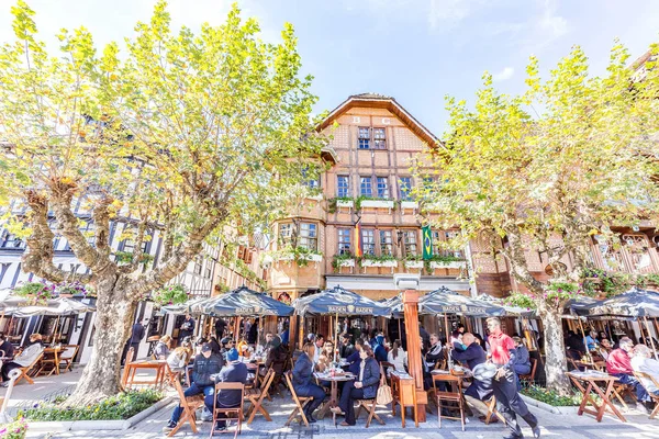 CAMPOS DO JORDAO, BRAZIL - JULY 04, 2017: Capivari neirghborhood