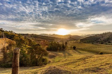 Sao Bento do Sapucai 'de gün batımı