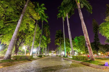 Belo Horizonte Minas Gerais, Brezilya. Görünümü Özgürlük Meydanı