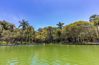 Belo Horizonte Minas Gerais, Brezilya. Belediye Park görünümünü