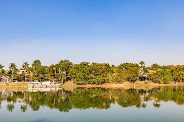 Belo Horizonte Minas Gerais Brasil Vista Del Lago Pampulha Hermoso —  Fotos de Stock