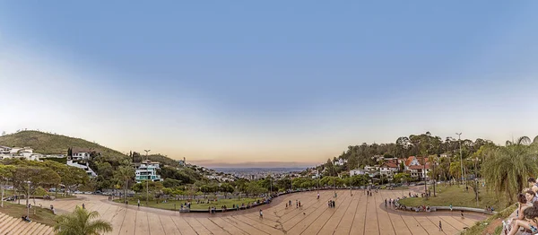 Belo Horizonte Minas Gerais Brasil Vista Panorámica Desde Plaza Los — Foto de Stock