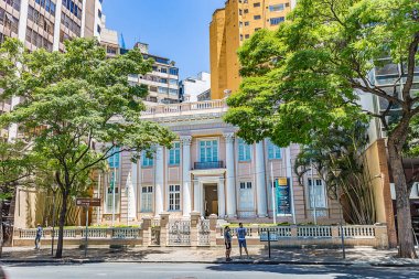 Belo Horizonte, Brezilya - 13, Ekim, 2017: Müzik Konservatuarı Minas, Minas Gerais, Brezilya.