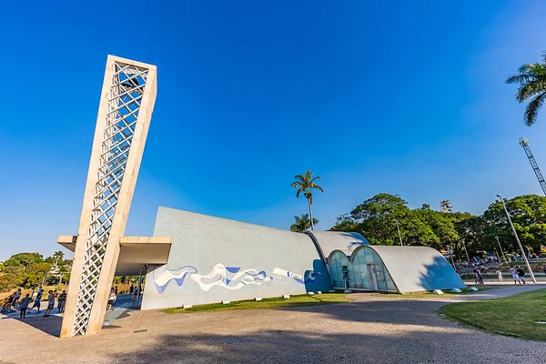 Belo Horizonte Brasil Outubro 2017 Vista Exterior Igreja São Francisco — Fotografia de Stock